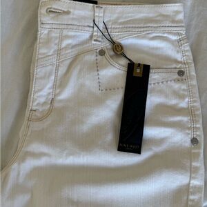 Nine West Cream Denim Pants